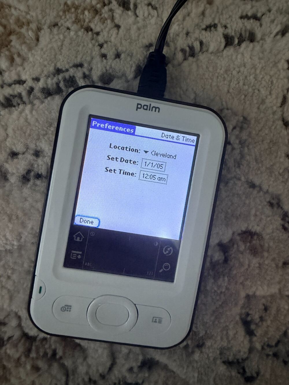 Palm Z22 Handheld PDA Color Touchscreen Organizer Tested Works Boxed w Charger